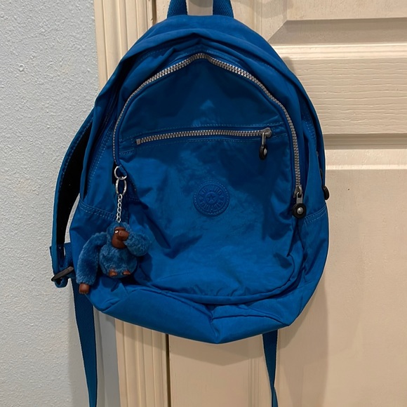 Blue Mini Kipling Backpack - Picture 1 of 5